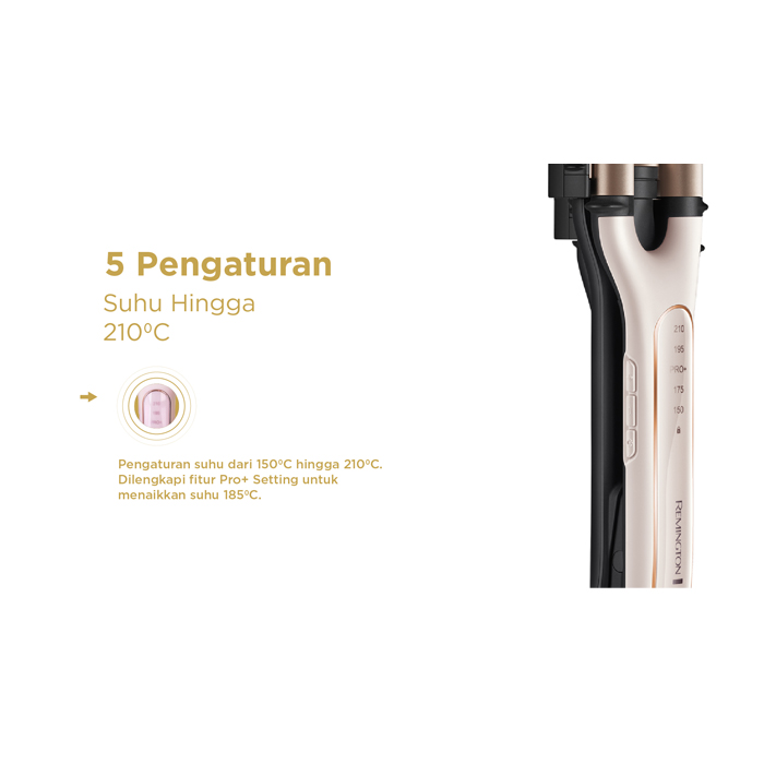Remington Hair Styler, Catokan Wave Rambut - CI19A1-AP